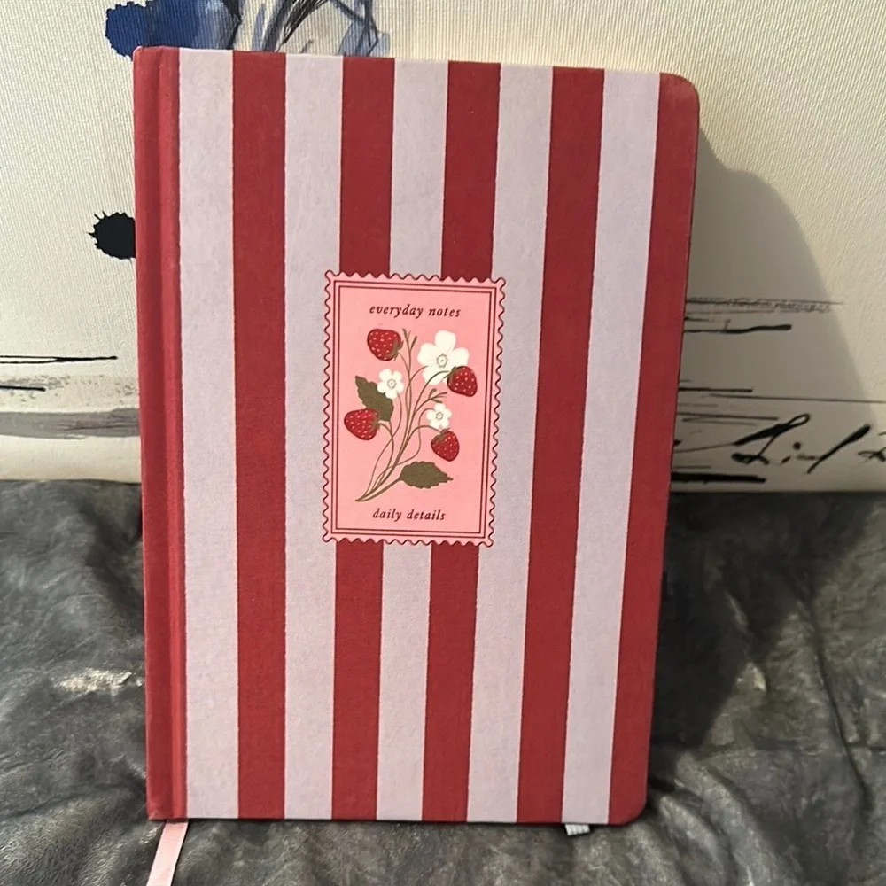 Fringe strawberry journal